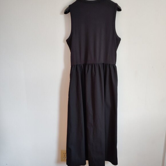 Ladies SZ M J Crew Factory Black Mixy Dress - Picture 3 of 4